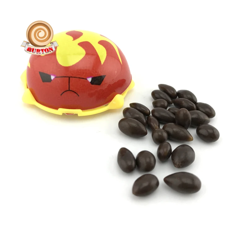Sunflower sead chocolate bean filled ball toy candy set candy toy