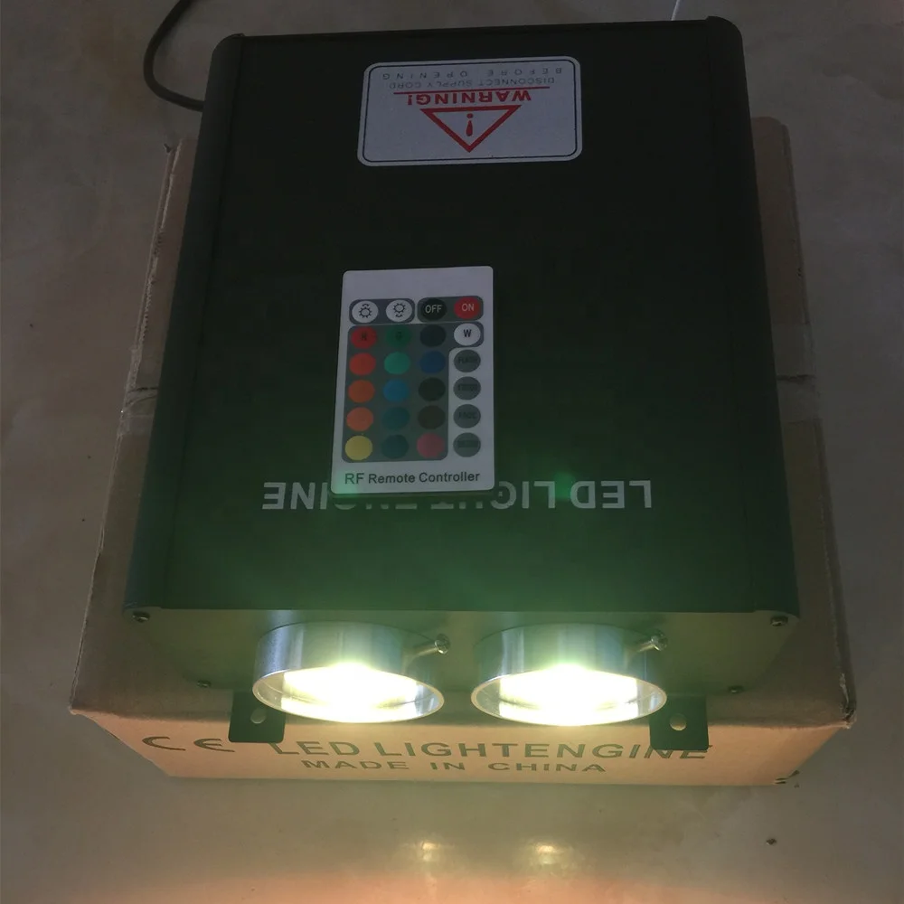 45w double head optical fiber light source,110V/220v input;with remote controller