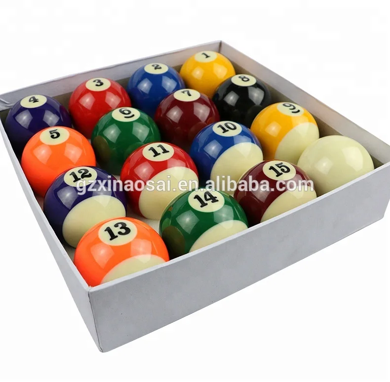 Cheap Billiard Accessories 16pcs Pool Table Set Balls Silver Cup Size 2.25 Inch 9 Ball Pool Balls Set