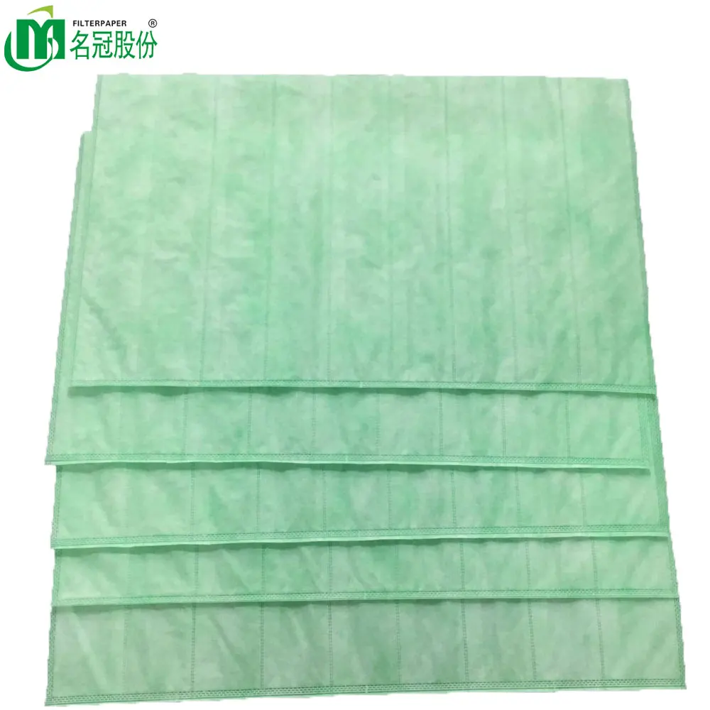 F8 high air permeability dust holding medium efficiency bag filter media