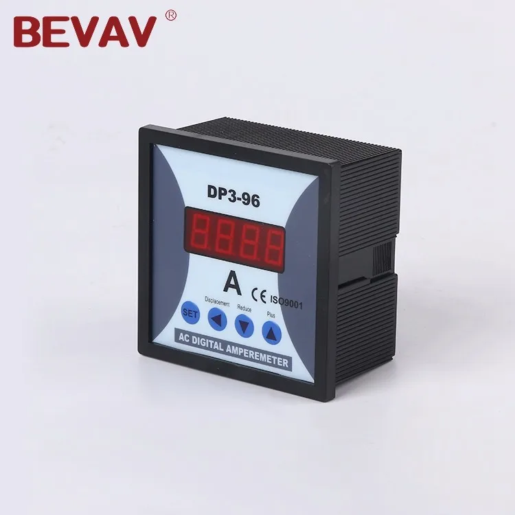 BEVAV A+ quality Single phase AC Amp Digital Meter 96x96 panel meter