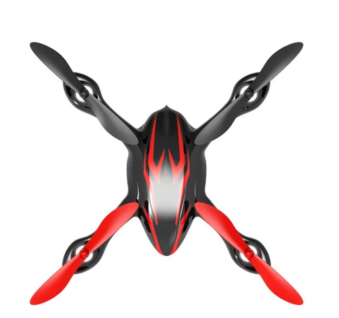 Headless Drone Hubsan X4 H107C 2.4G 4CH RC Quadcopter With 0.3 MP Camera RTF Black & Red Mini Drone RC Helicopter