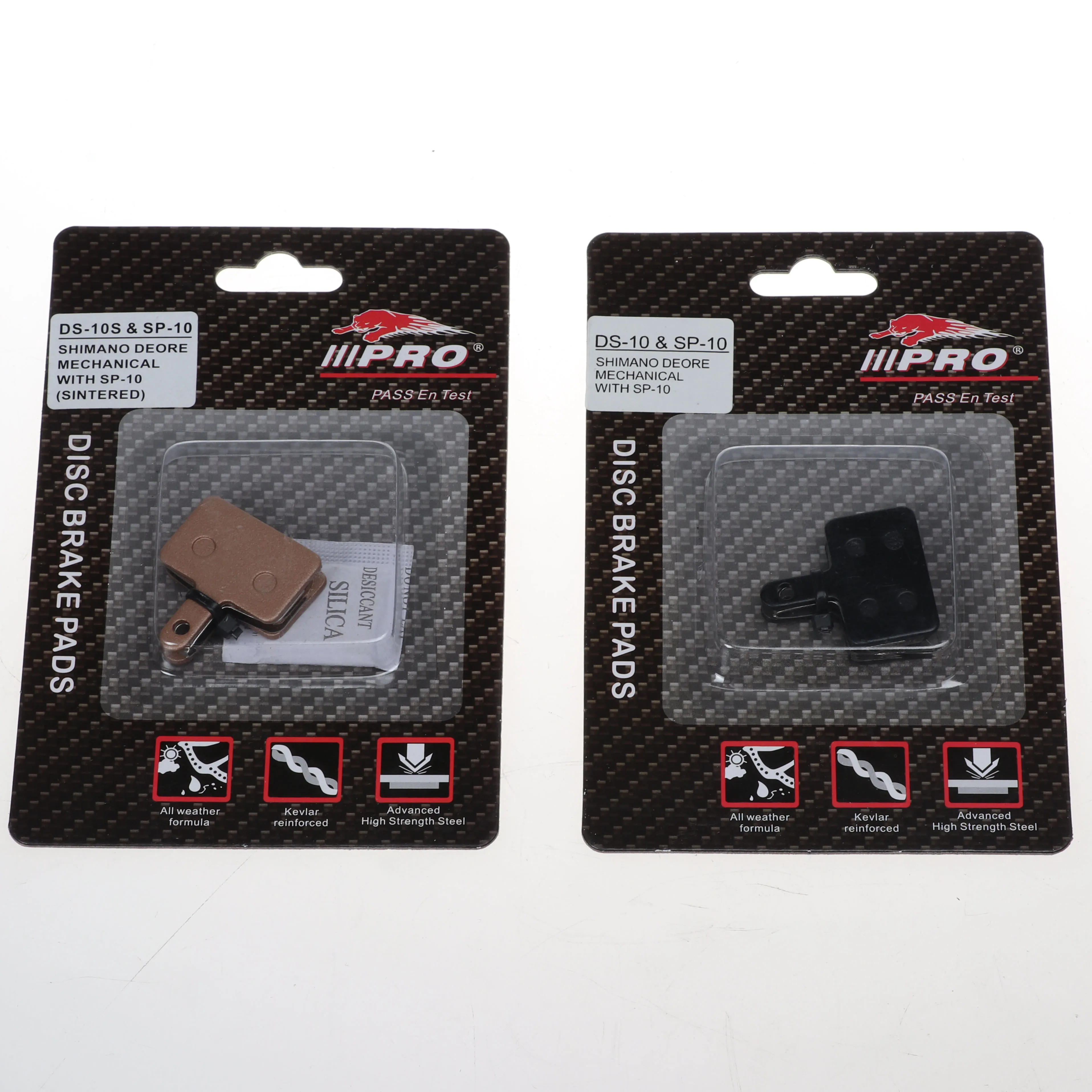 Эффективные прочные велосипедные дисковые Тормозные колодки из металла и резины для отвода тепла дисковые Тормозные колодки в коробке для велосипеда