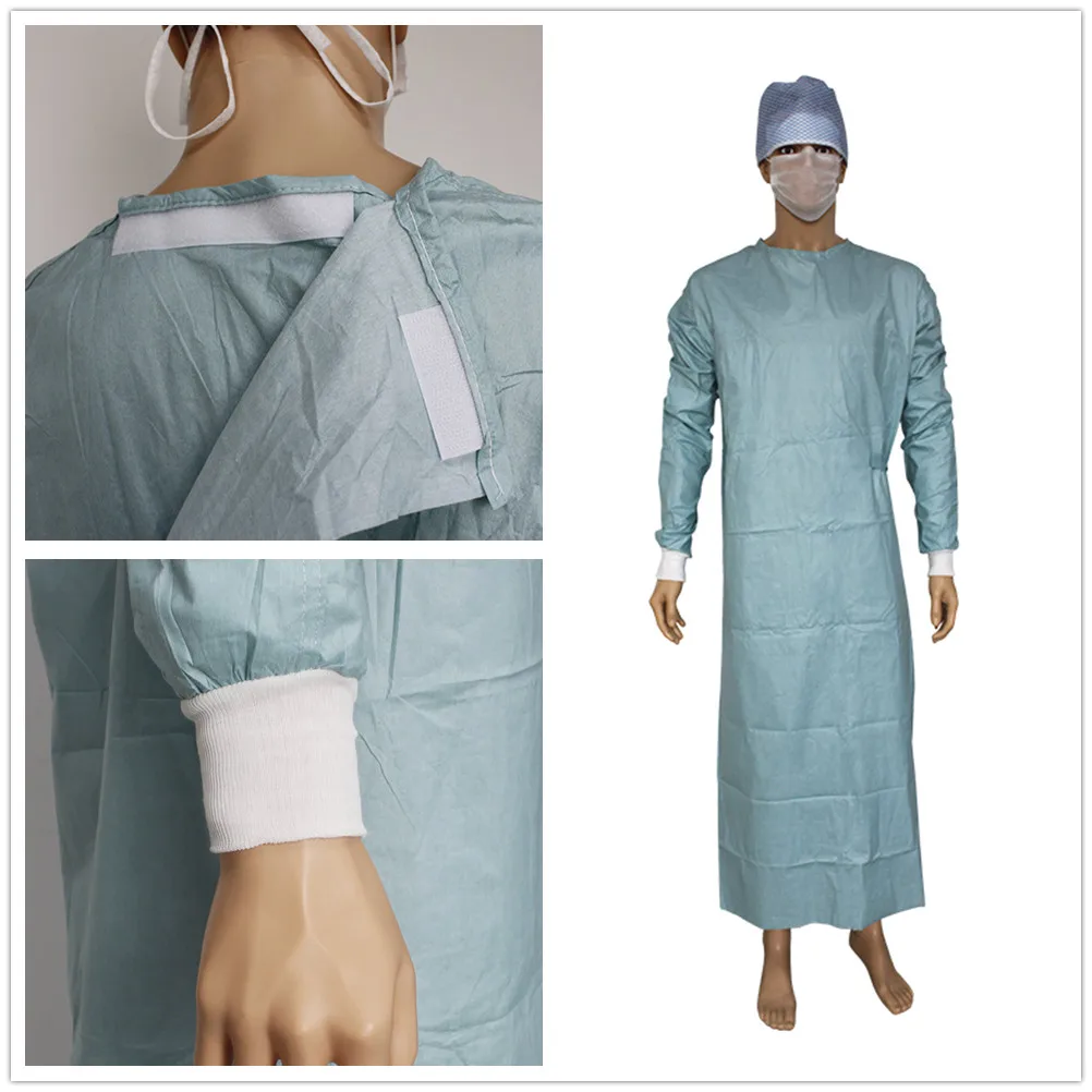 Medical supplies, disposable clothing , SMS Surgical non woven gown