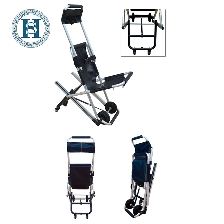 
Medical Emergency Rescue Aluminum Alloy Folding Evacuation Chair Stretcher For Stairs 