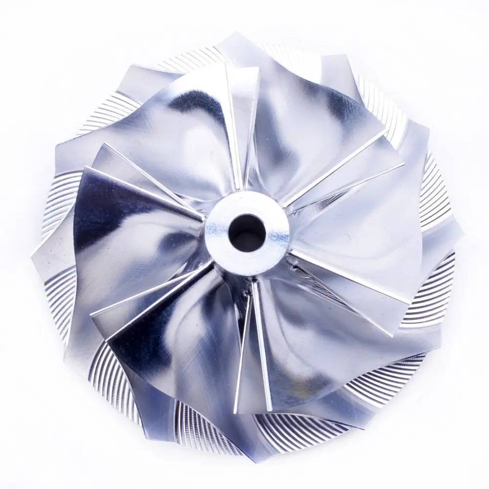 Пользовательский алюминиевый Турбокомпрессор рабочее турбозарядное устройство компрессорное колесо