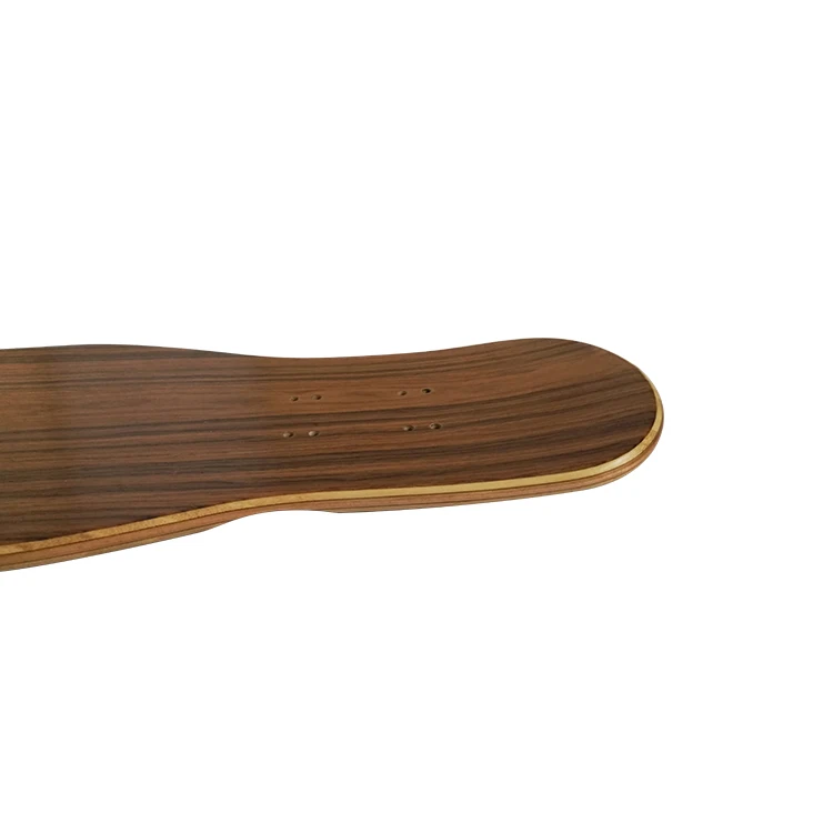 Custom Fiberglass Dancing Long board Deck for Bamboo Maple longboard