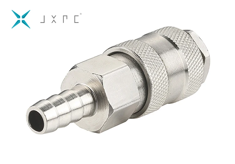 Gas Fitting Tube Connector Pneumatic Quick Steel and Brass Coupling