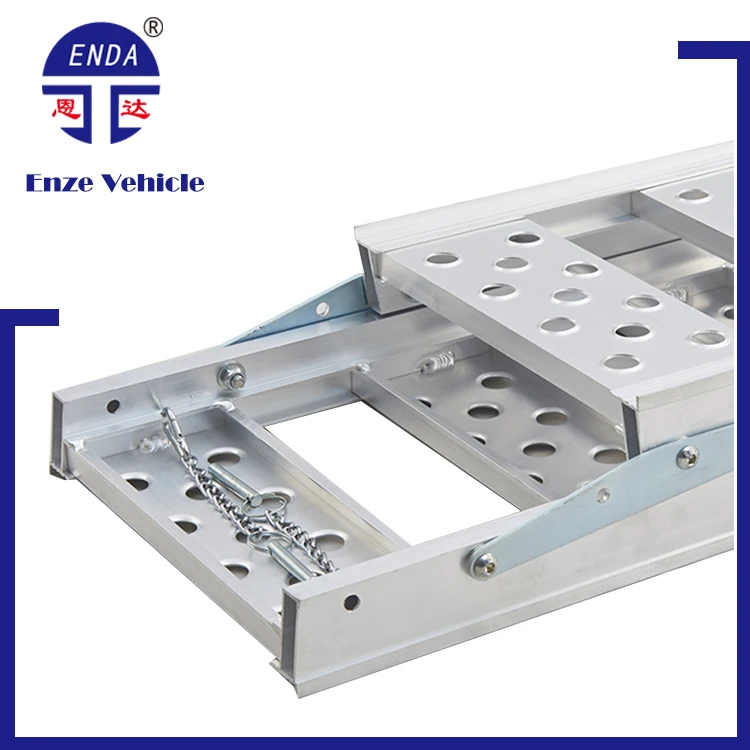 lawnmover plate dual folding portable motorcycle bike aluminum car loading ramp