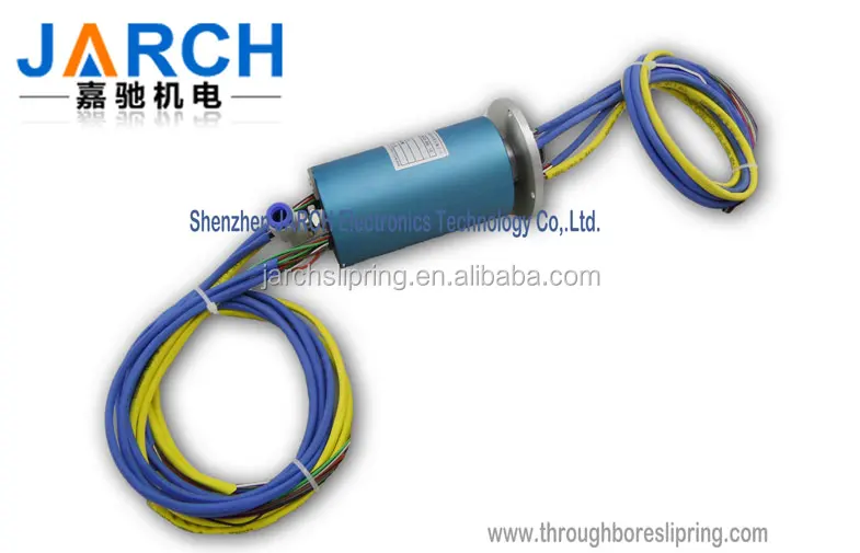 High pressure pneumatic electrical slip ring connector for pneumatic and hydraulic pressure with OD 6mm