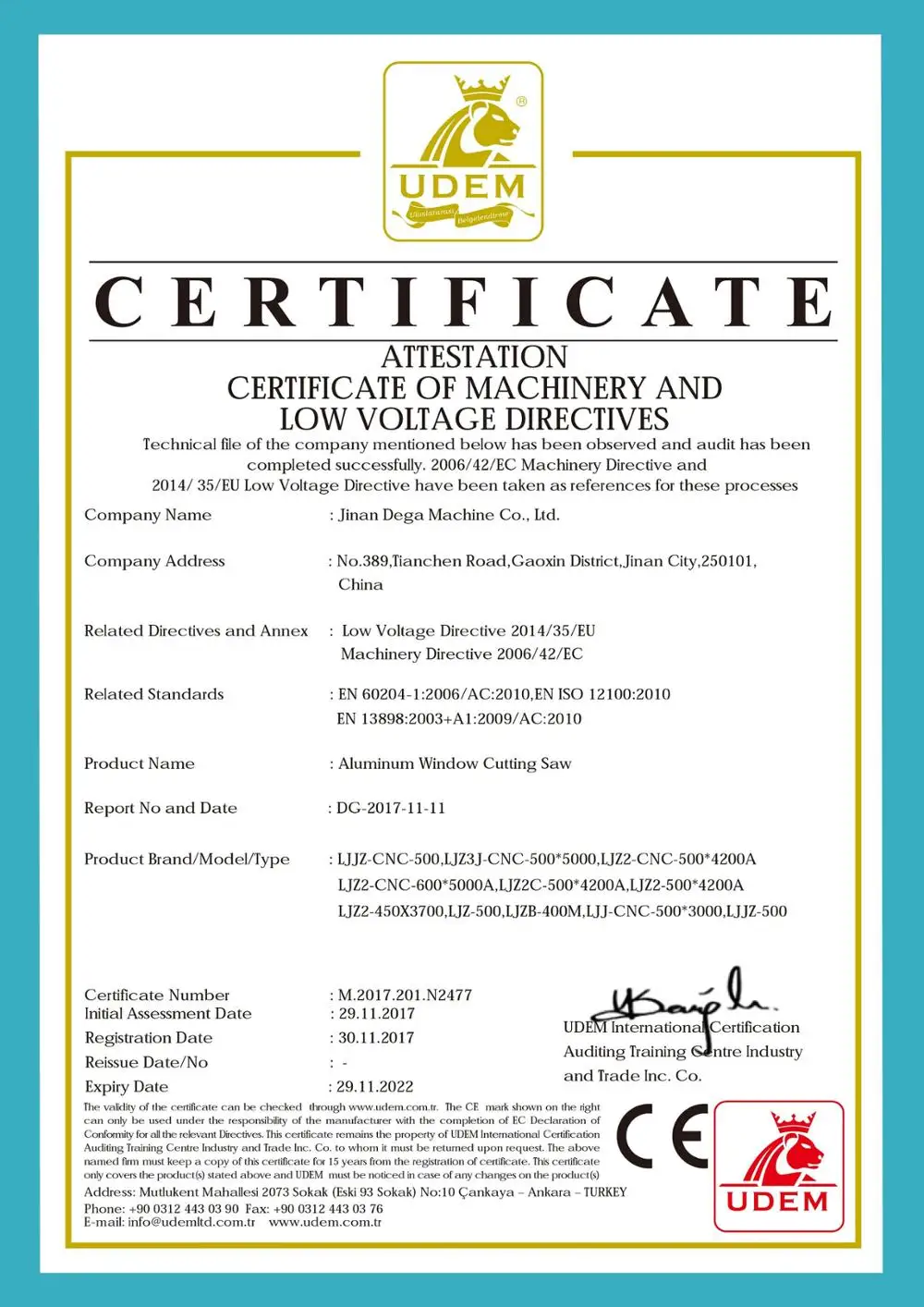 LJZ2-CNC-500*4200A CNC Double-head Precision Cutting Saw for Aluminum Profile