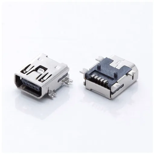 SM/SMD MINI USB AB TYPE 5P Female Conn connectors/jack/socket