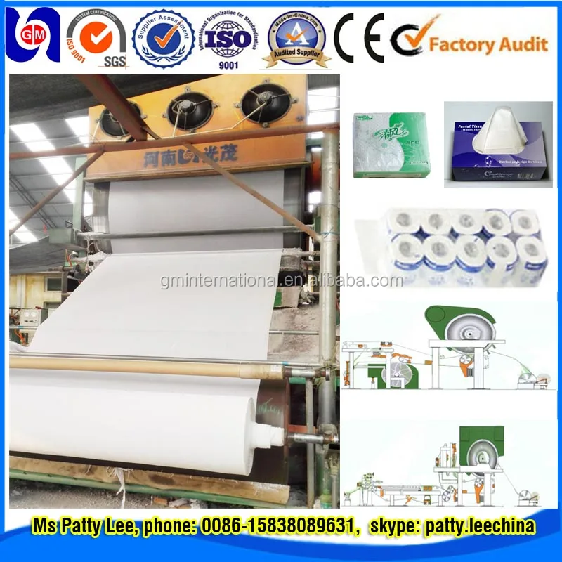 Новые технологии переработки отходов бумаги туалетной бумаги оборудование сделано в Китае