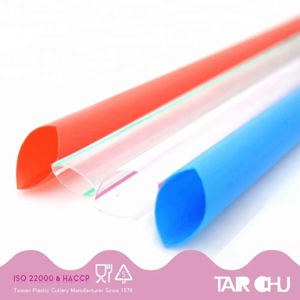 High Quality Party Disposable 18Cm PP Colored Plastic Drinking Straw