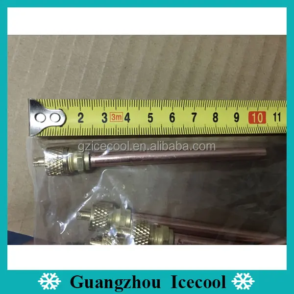 Cheap price 100mm refrigeration 1/4 copper schrader valve /one way valve /copper check valve