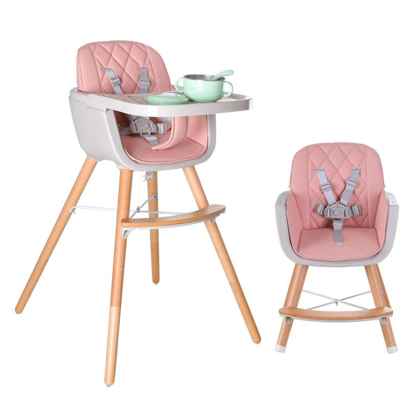
imported Germany beech baby dining chair wooden child high chair 