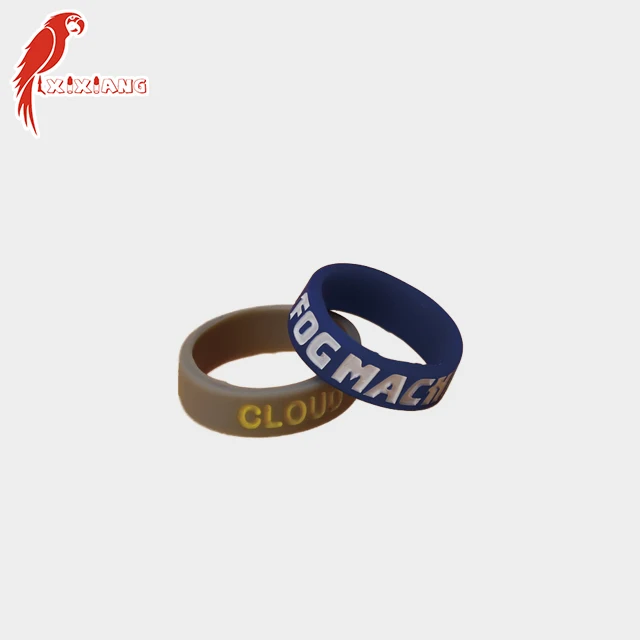 
2019 promotional vape mod custom silicone vape band and drip tip cap vape band wholesale 