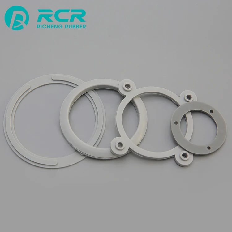 
Heat Resistant Customized color round ring / state silicone rubber seal gaskets for Commercial appliances 