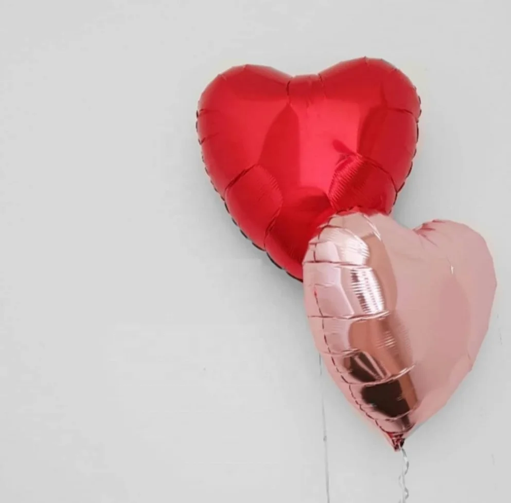 TF 18 inches wholesale heart balloons foil party decor ballons heart shaped Mylar balloons red yellow pink blue gold silver