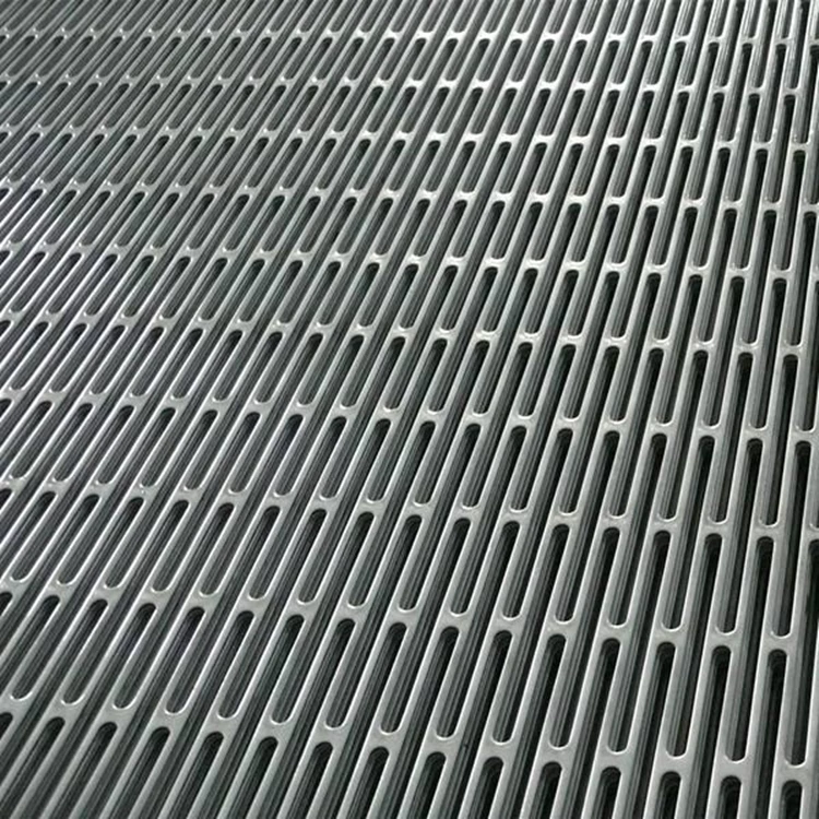 2mm thick perforated sheet mesh 41% open rating black perforated iron sheet