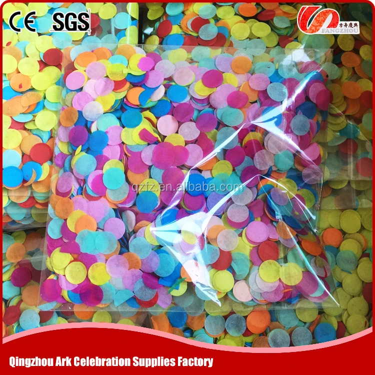 Праздничная бумажная салфетка с конфетти от китайского