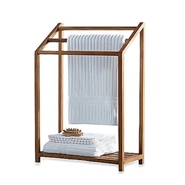 Fuboo Bamboo bathroom towel stand