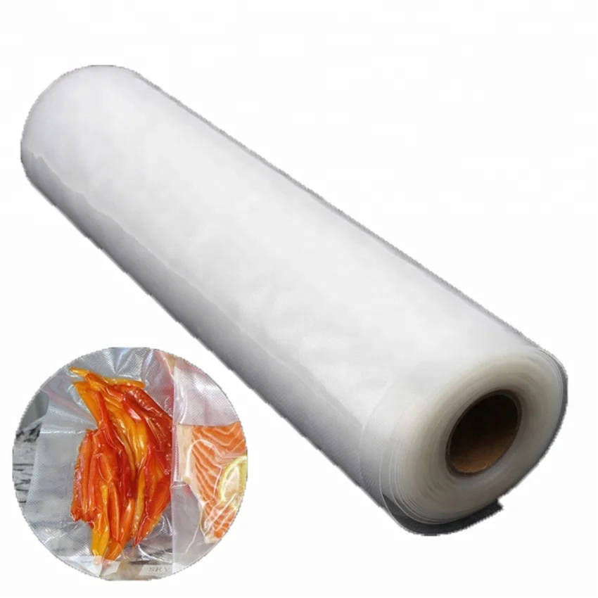 sous vide textured vacuum sealing plastic bag /vacumm sealer roll/embossing foodsaver rolls