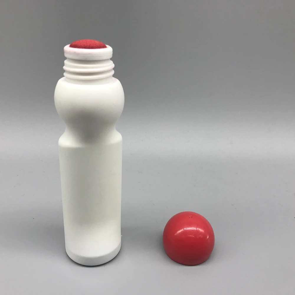 Colorful 40ml PE plastic Ink Bingo Daubers bottle with sponge applicator