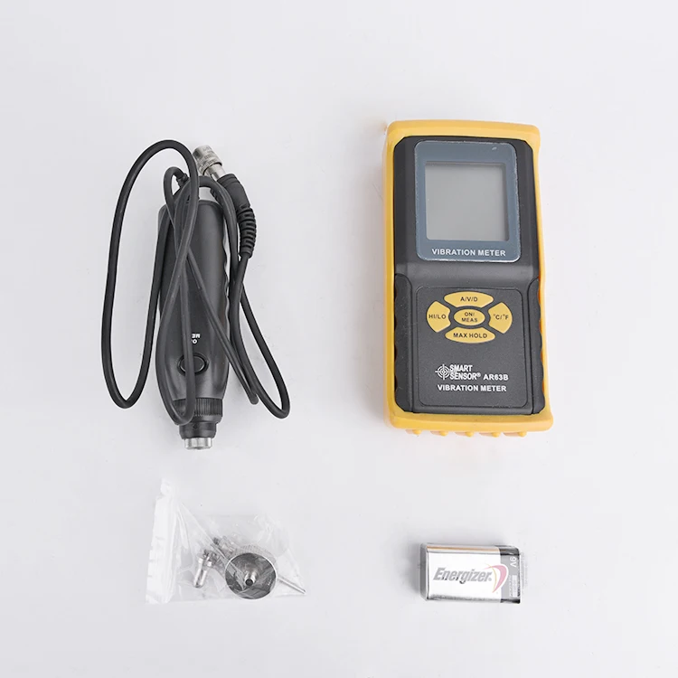 Cheap handheld digital Plastic Portable Vibration Meter
