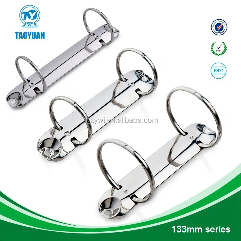 Decorative paper clips metal 2 ring binder clips & binding ring