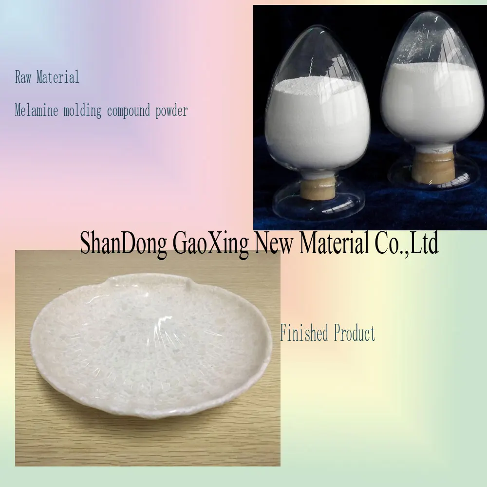 Kuwait popular using, injection melamine granule and powder for make plastic plate