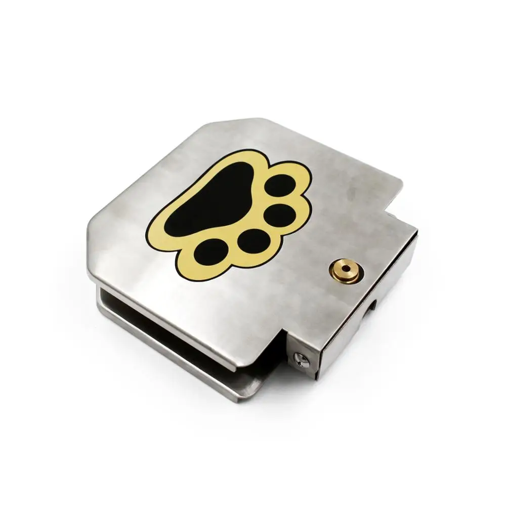 Newest version step on automatic dog feeder and water stainless steel dog water fountain outdoor