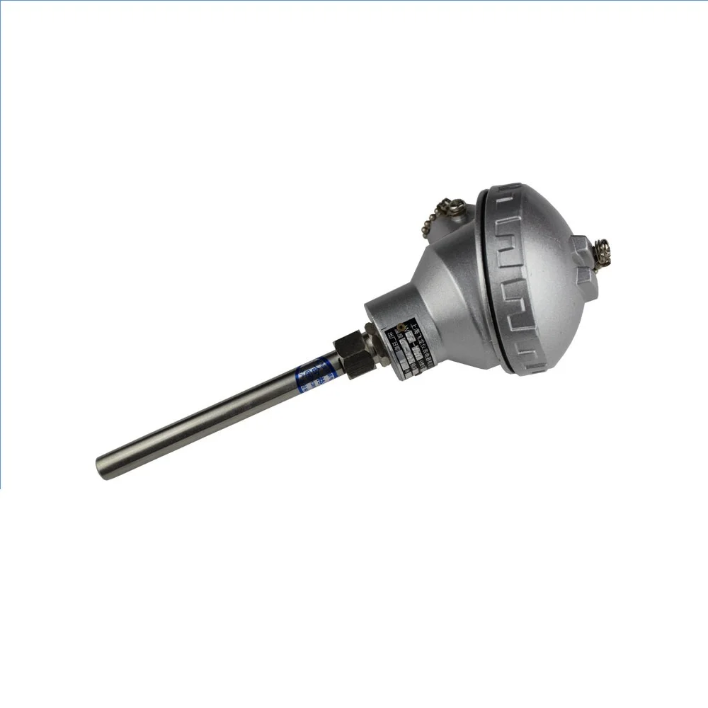 K-type armored thermocouple sensor armored thermal resistance PT100