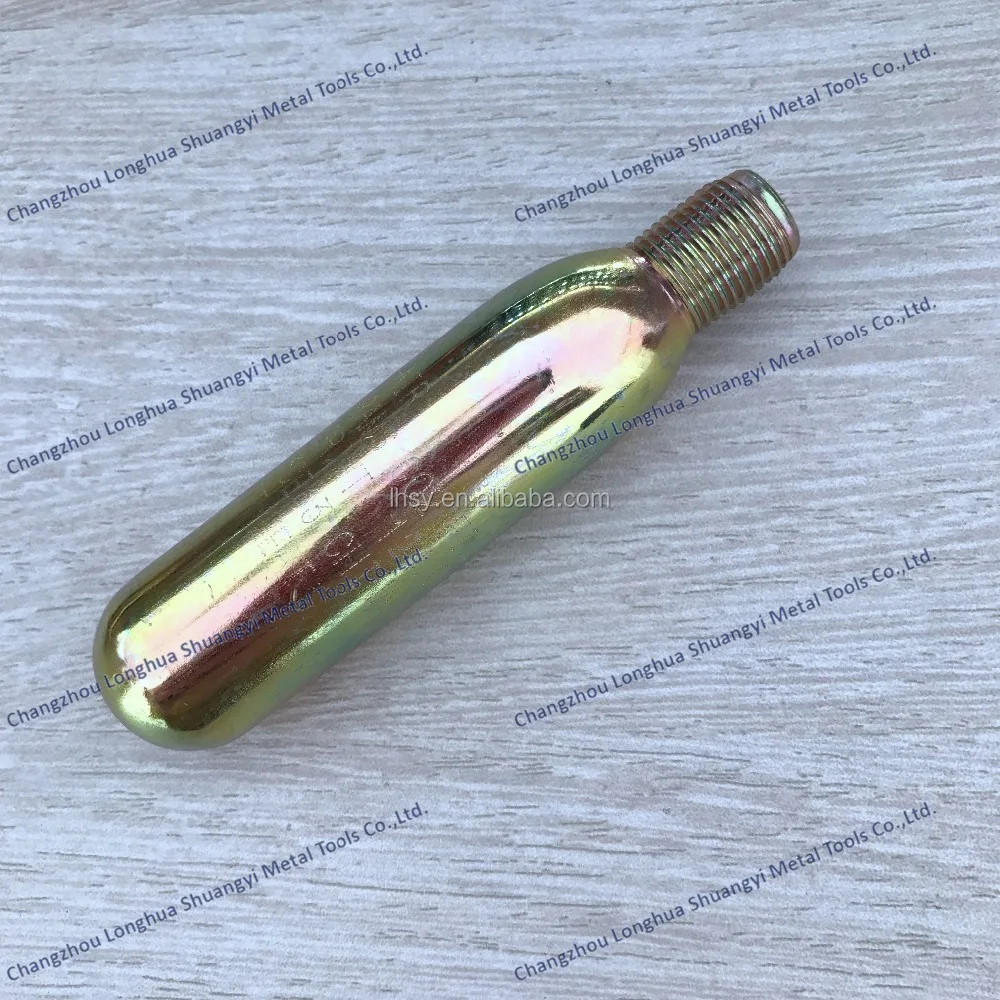 Manufacturer 33g co2 cylinders for inflatable life vest 24g 25g 38g 45g 60g