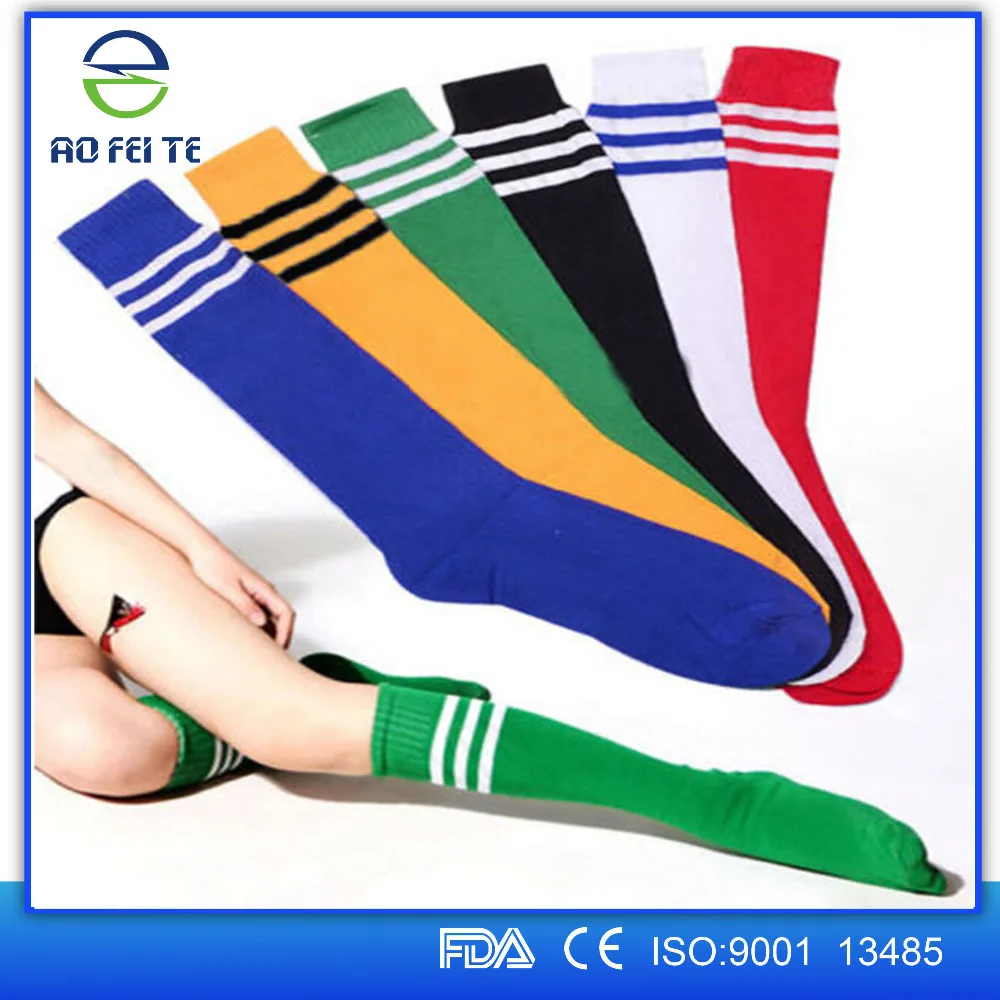 Hot Selling Aofeite Boys Girls Soccer Baseball Hockey Rugby High Socks Cheap Hockey Socks Football Team Socks