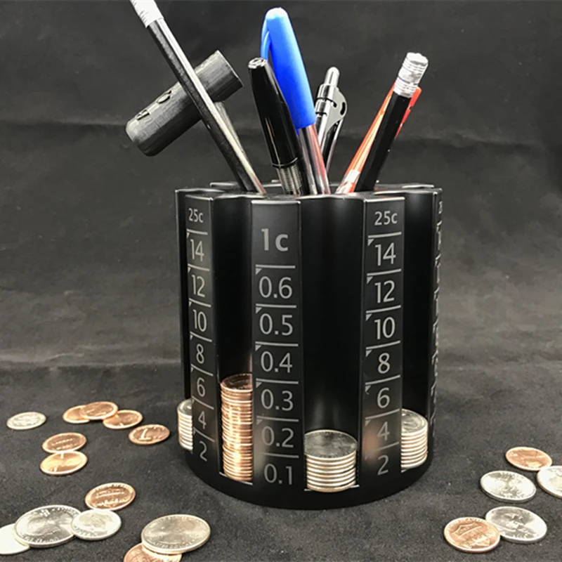 Best Selling Money Bank Coin Jar Money Box Plastic Pen Holder Piggy Bank