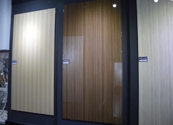 high gloss wooden grain UV MDF panel ZH-3947