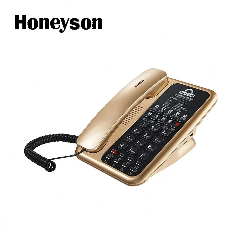Factory Reasonable Guest Room Hot Line Clean System Guestroom Corded Landline One Touch Cleanroom Hotel Phone On Sale
