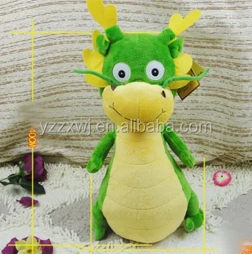 Stuffed Dragon Doll of Chinese Zodiac with Big Head and Cute Horns stuffed dragon toys for kids soft dragon toys