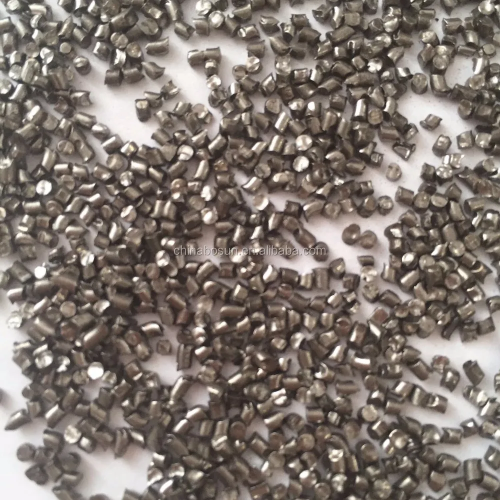 Large stock polished cut shot steel wire 1.0mm for shot peening