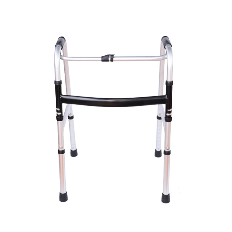 Medical aluminium folding walker for the disabled people