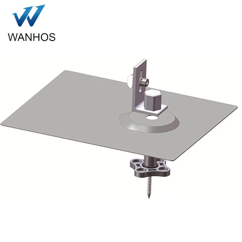 Universal Solar Racking Structure Flashing Mount Kit for Composition Shingle Roof