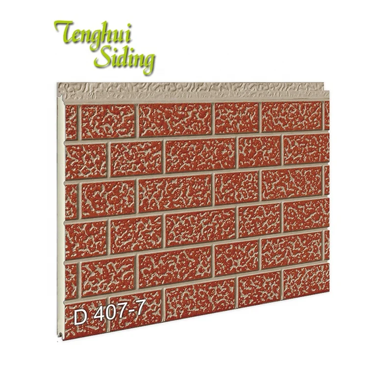 Wall Warming Board Polyurethane Foam Thermal Insulation External Facade Panel.