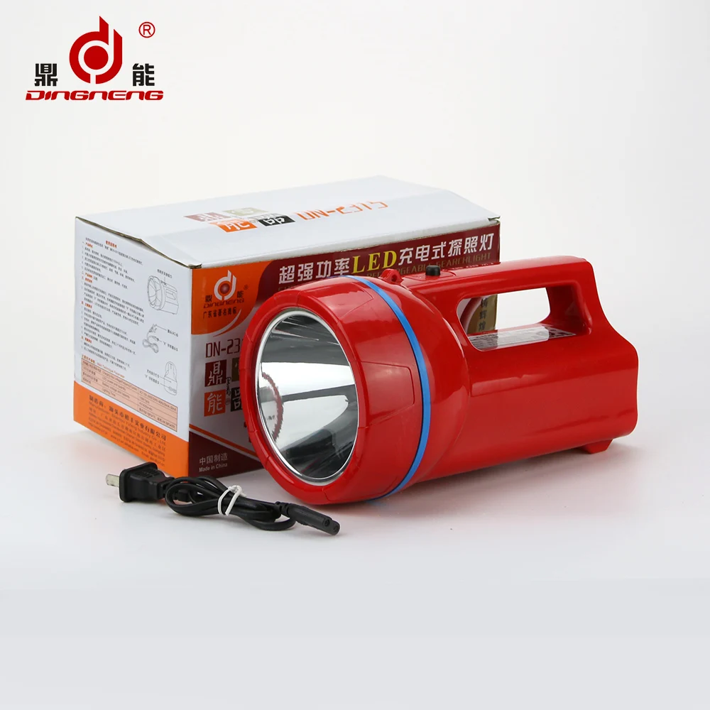 
China factory portable cheap led searchlight wholesale rechargeable 
