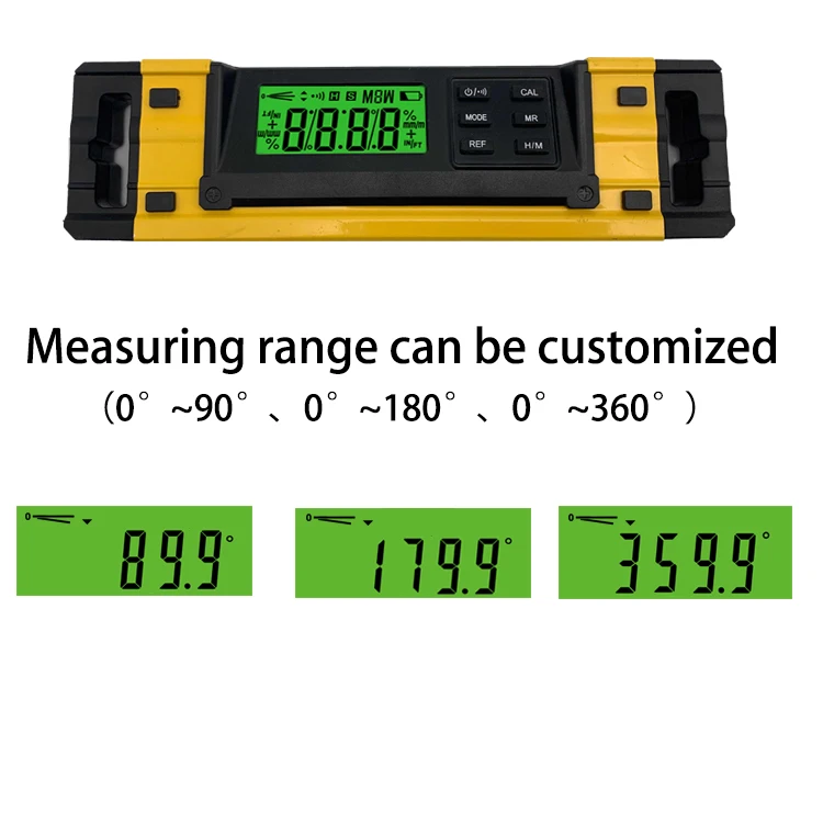 New Protractor 20cm Aluminium Finder Scale Angle Measuring Instrument