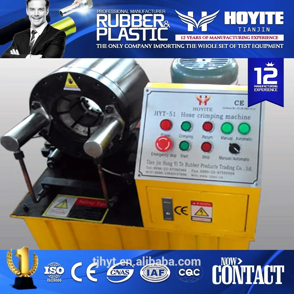 Китайский производитель ! Высокого давления гидравлического шланга гофрируя машина/шланг высокого щипцов