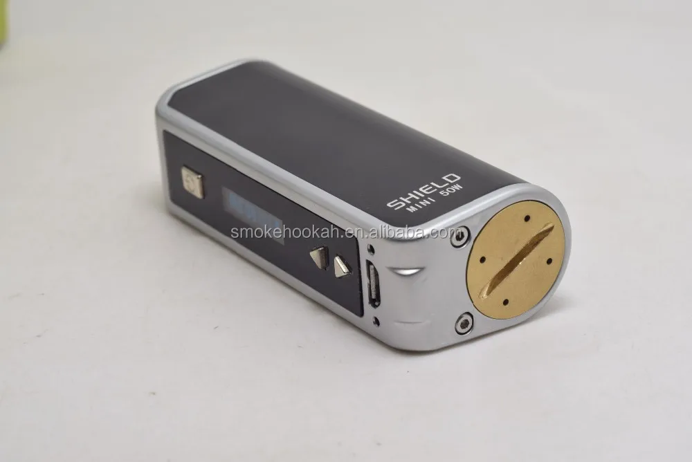 VV mechanical box mod 50w copper vv box mod mini 50w shield box mod clone with high quality