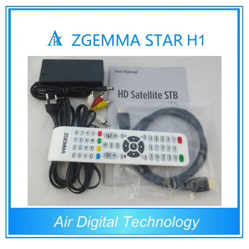 новая модель zgemma звезды h1 две-тюнер dvbs2+dvb- ° с enigma2 приемник спутникового телевидения охватывать все frenquency
