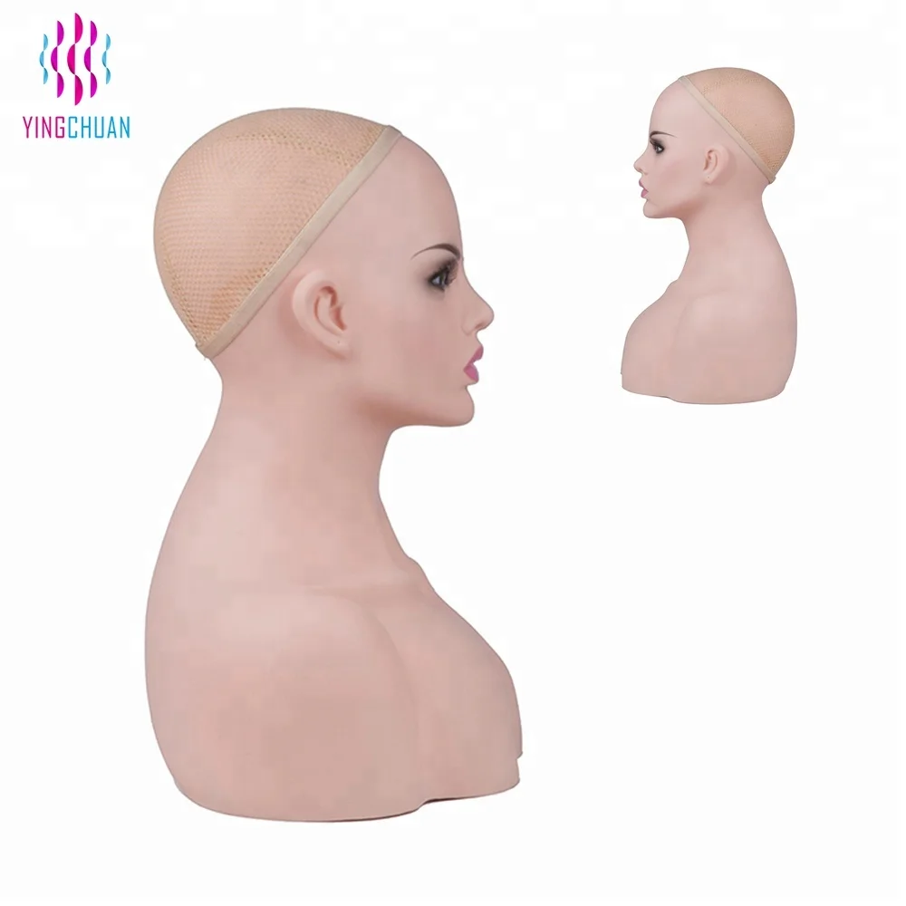 Голова африканского манекена для париков