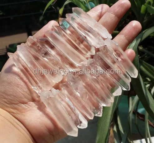 100% Tibet Natural Clear Quartz Crystal Points Terminated Wand For Wholesale